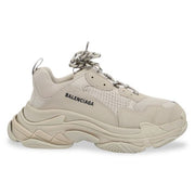Balenciaga Triple S Sneaker In Beige Polyester Athletic Shoes Sneakers