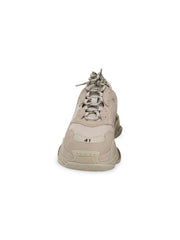 Balenciaga Triple S Sneaker In Beige Polyester Athletic Shoes Sneakers
