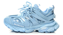 Balenciaga  Patent Mesh Rubber Metallic Monochrome Track Sneakers